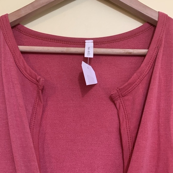 Mai Soli | NWT Tie Adjustable Waist Open Front Tunic Top Dress Swim Coverup S - Picture 12 of 17